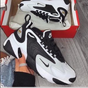 nike zoom 2k cream and black